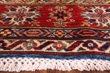 Blue Super Kazak Handmade Area Rug - 5' 8" X 7' 10" - Golden Nile