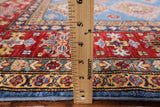 Blue Super Kazak Hand Knotted Area Rug - 5' 9" X 8' 1" - Golden Nile