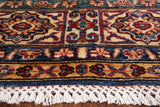 Blue Super Kazak Hand Knotted Area Rug - 5' 6" X 7' 9" - Golden Nile