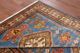 Blue Super Kazak Handmade Area Rug - 5' 10" X 7' 7" - Golden Nile