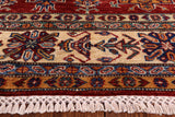 Super Kazak Hand Knotted Area Rug - 5' 8" X 8' 0" - Golden Nile