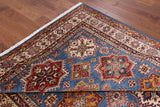 Blue Super Kazak Hand Knotted Area Rug - 6' 3" X 9' 9" - Golden Nile