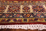 Red Super Kazak Handmade Area Rug - 4' 11" X 6' 9" - Golden Nile