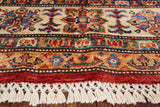 Red Super Kazak Handmade Wool Area Rug - 4' 11" X 6' 10" - Golden Nile
