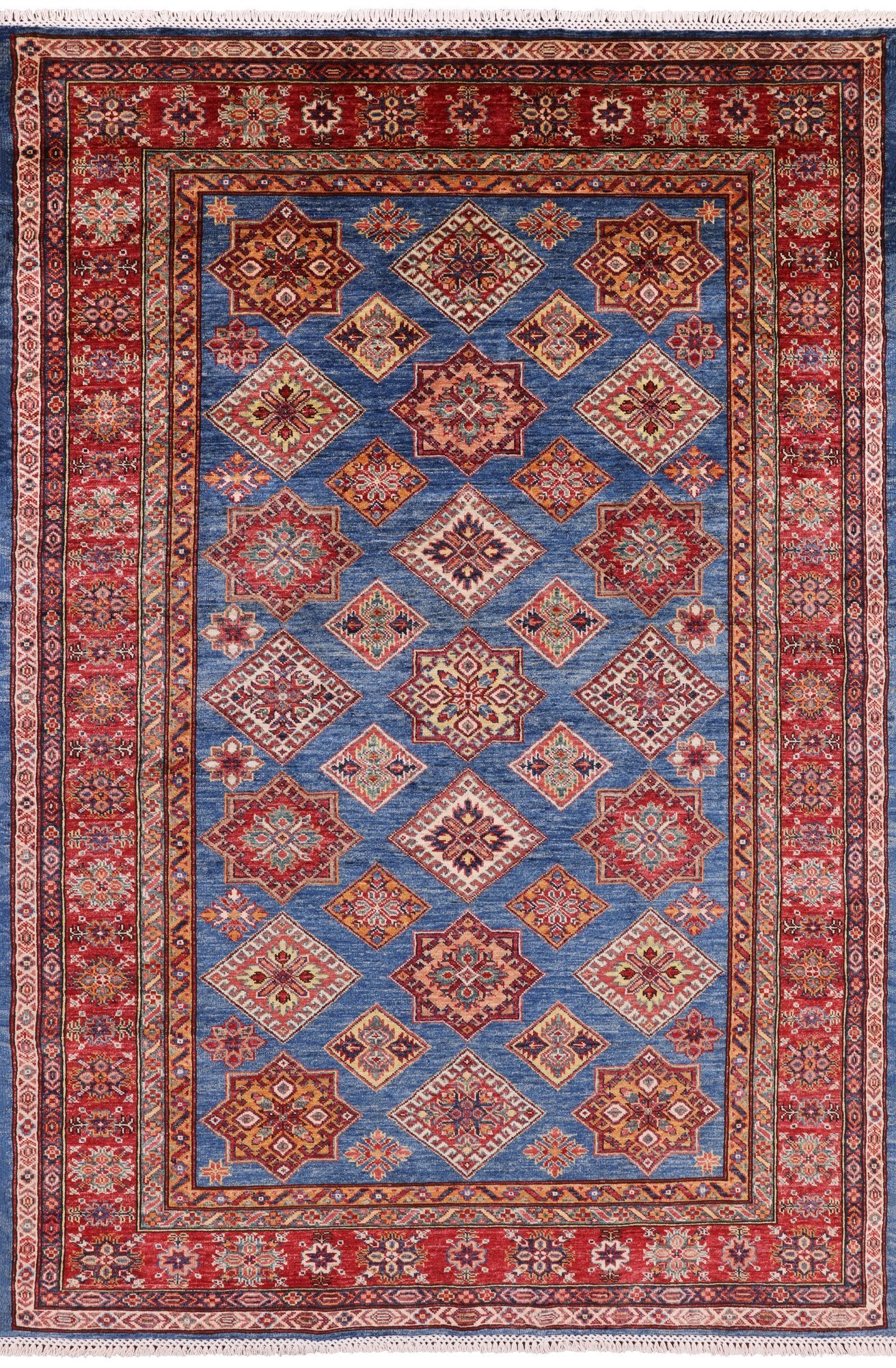 Super Kazak Hand Knotted Area Rug – Golden Nile