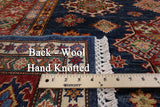 Super Kazak Hand Knotted Oriental Wool Area Rug - 5' X 6' 8" - Golden Nile