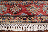 Super Kazak Handmade Oriental Wool Area Rug - 3' 5" X 5' - Golden Nile