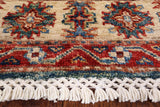 Super Kazak Handmade Wool Area Rug - 3' 3" X 5' 2" - Golden Nile