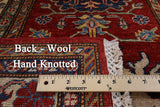 Super Kazak Hand Knotted Oriental Runner Wool Area Rug - 2' 8" X 9' 9" - Golden Nile