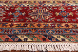Ivory Super Kazak Handmade Area Rug - 9' 0" X 12' 2" - Golden Nile