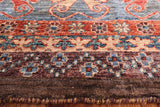 Navajo Design Persian Gabbeh Handmade Wool Rug - 8' 0" X 10' 4" - Golden Nile