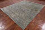Savannah Grass Hand Knotted Oriental Wool Area Rug - 7' 10" X 9' 7" - Golden Nile