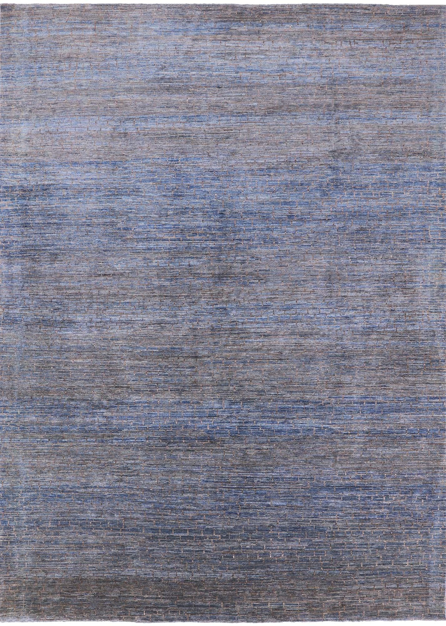 Savannah Grass Hand Knotted Wool Area Rug - 8' 7" X 11' 11" - Golden Nile