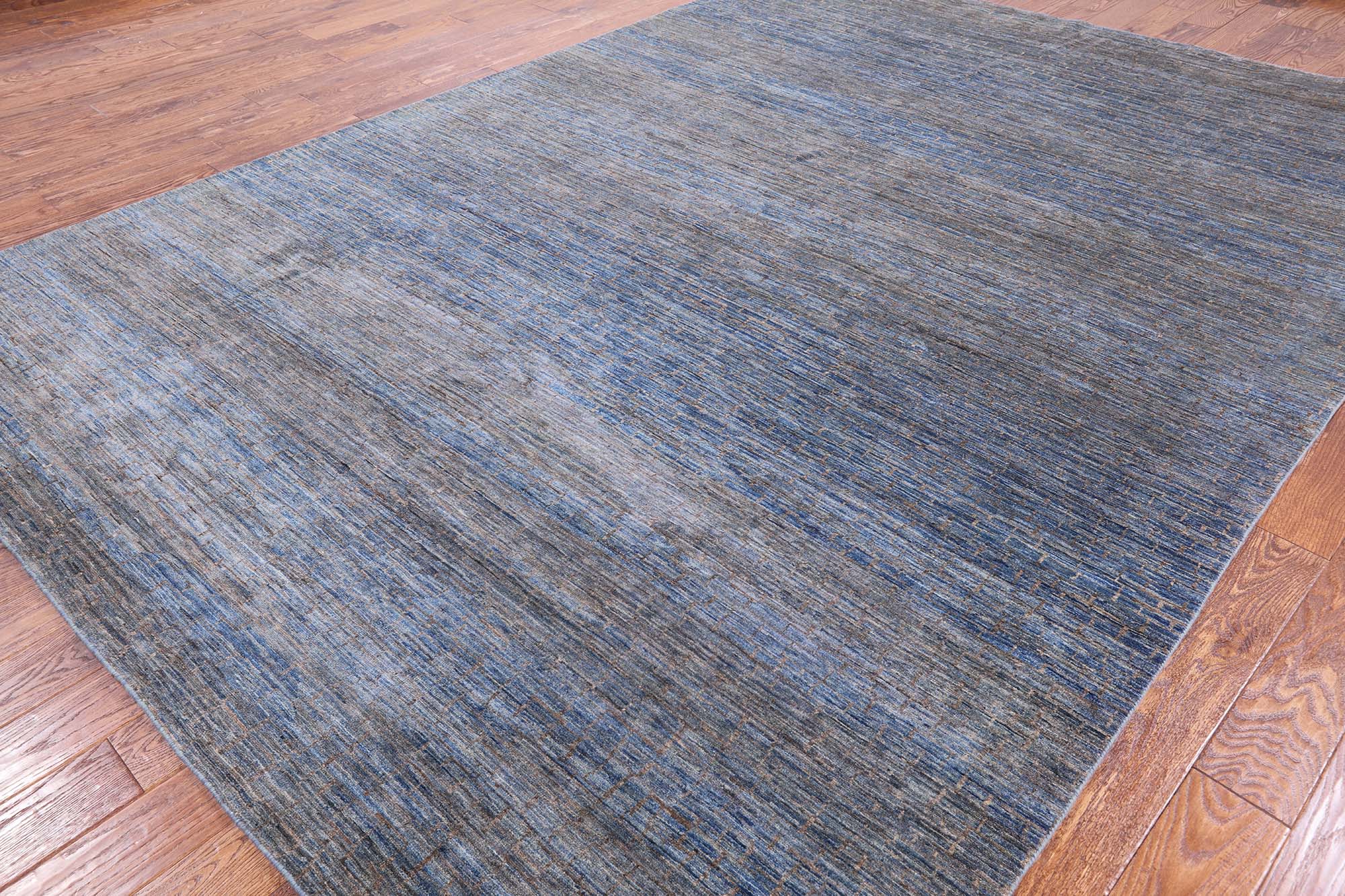 Savannah Grass Hand Knotted Wool Area Rug - 8' 7" X 11' 11" - Golden Nile