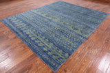 Super Gabbeh Handmade Oriental Wool Area Rug - 8' 1" X 9' 10" - Golden Nile