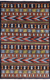 Southwest Navajo Hand Knotted Oriental Wool Area Rug - 6' X 9' 2" - Golden Nile
