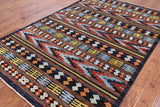 Southwest Navajo Hand Knotted Oriental Wool Area Rug - 6' X 9' 2" - Golden Nile