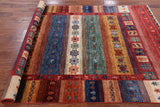 Super Gabbeh Hand Knotted Oriental Area Rug - 5' 1" X 6' 10" - Golden Nile