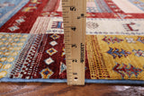 Tribal Gabbeh Hand Knotted Wool Rug - 5' 7" X 7' 11" - Golden Nile