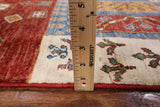 Tribal Persian Gabbeh Handmade Wool Rug - 5' 9" X 7' 7" - Golden Nile