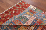 Tribal Persian Gabbeh Handmade Wool Rug - 5' 9" X 7' 7" - Golden Nile