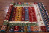 Tribal Persian Gabbeh Hand Knotted Wool Rug - 4' 11" X 7' 4" - Golden Nile