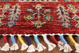 Super Gabbeh Handmade Oriental Wool Runner Rug - 2' 9" X 10' 1" - Golden Nile