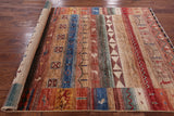 Tribal Gabbeh Hand Knotted Wool Rug - 5' 8" X 7' 10" - Golden Nile