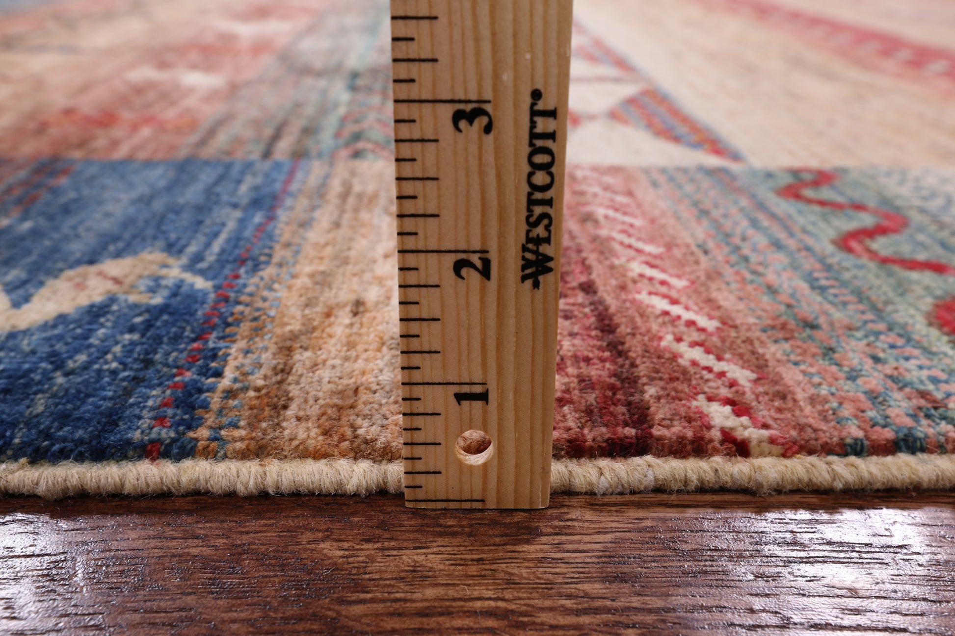 Tribal Gabbeh Hand Knotted Wool Rug - 5' 8" X 7' 10" - Golden Nile