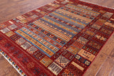Super Gabbeh Handmade Area Rug - 5' 8" X 7' 10" - Golden Nile