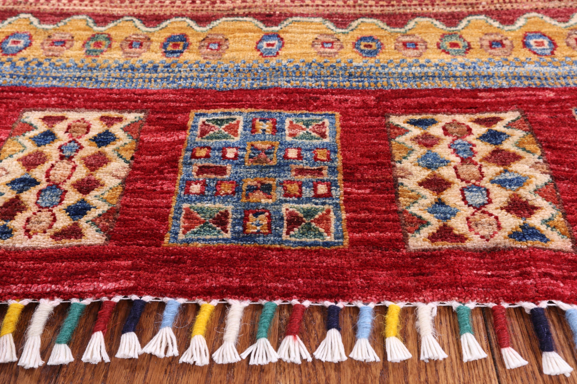 Super Gabbeh Handmade Area Rug - 5' 8" X 7' 10" - Golden Nile