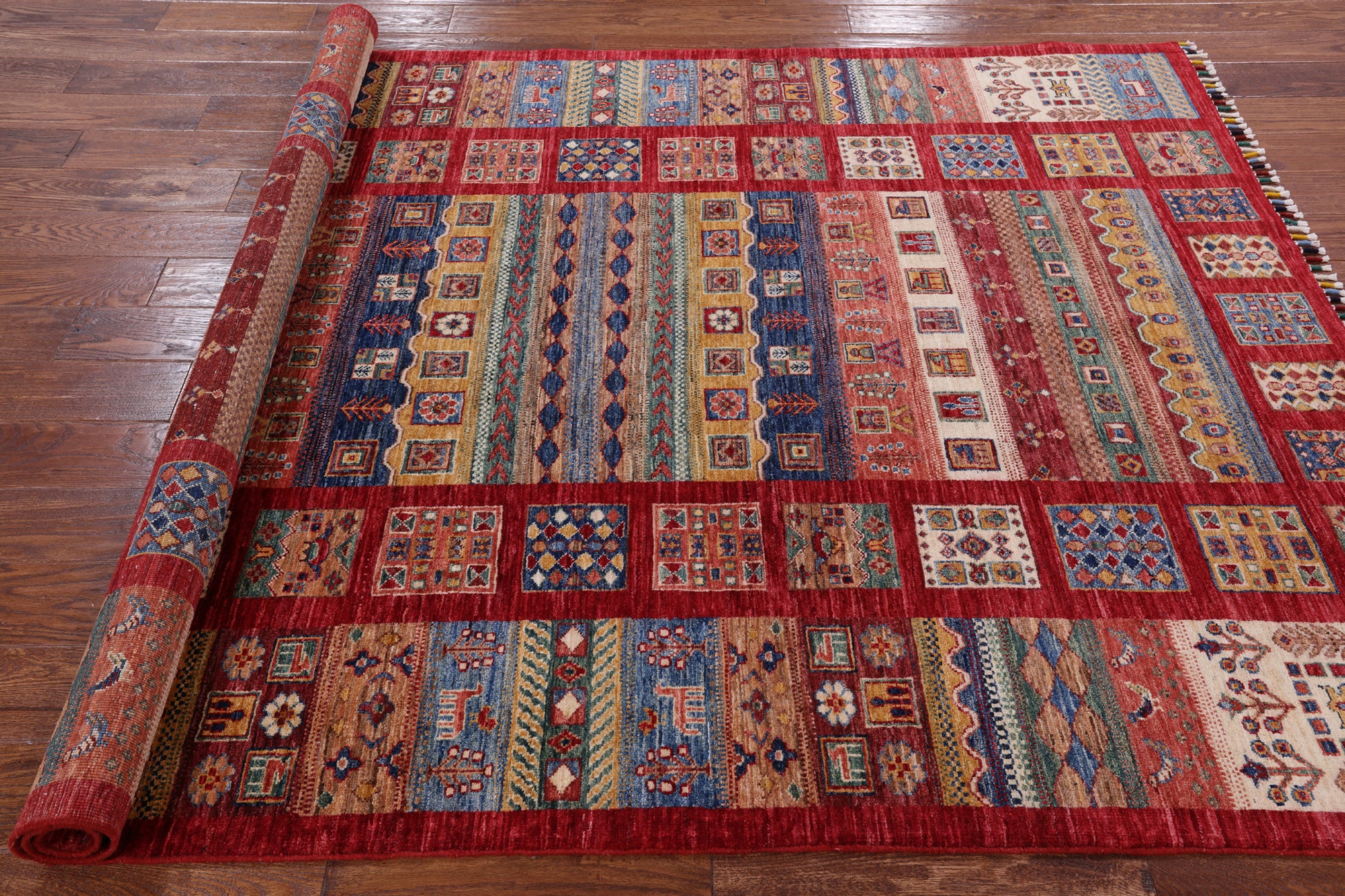 Super Gabbeh Handmade Area Rug - 5' 8" X 7' 10" - Golden Nile