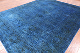 Full Pile Overdyed Hand Knotted Oriental Wool Rug - 8' 10" X 11' 3" - Golden Nile