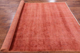 Full Pile Overdyed Hand Knotted Wool Rug - 6' 8" X 9' 7" - Golden Nile