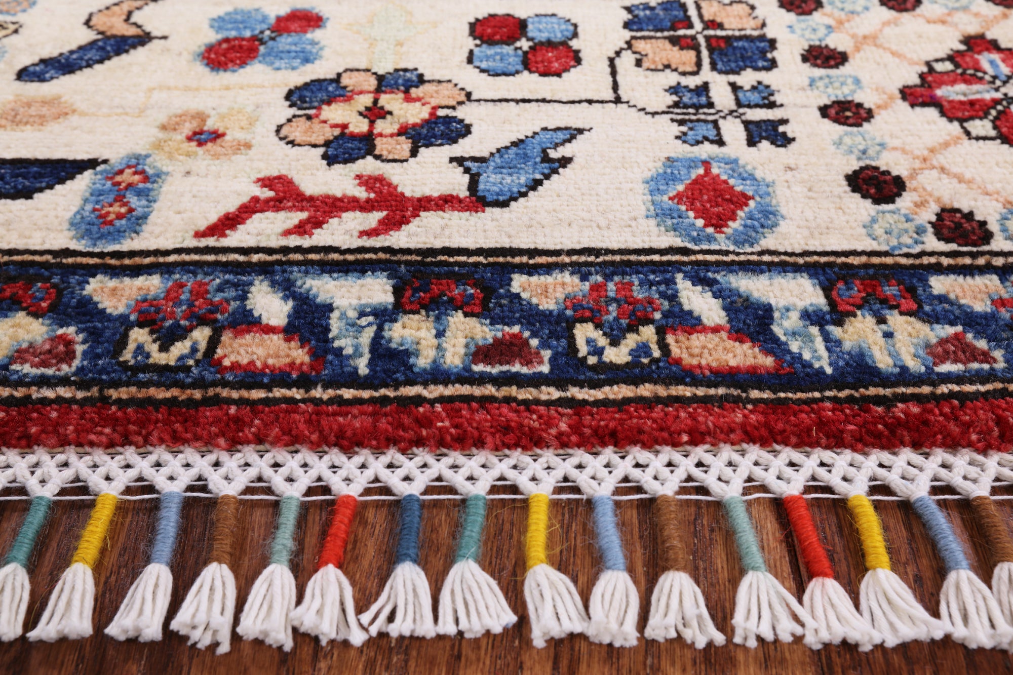 Red Persian Ziegler Handmade Wool Area Rug - 6' 3" X 9' 2" - Golden Nile