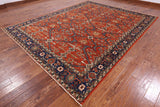 Fine Serapi Hand Knotted Oriental Wool Area Rug - 9' 2" X 11' 8" - Golden Nile