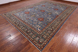 Blue Fine Serapi Handmade Area Rug - 9' 10" X 14' 2" - Golden Nile