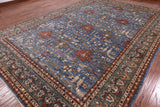 Blue Fine Serapi Handmade Area Rug - 9' 10" X 14' 2" - Golden Nile