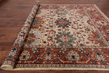 Fine Serapi Hand Knotted Wool Rug - 9' 0" X 14' 10" - Golden Nile