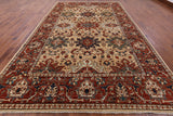 Fine Serapi Hand Knotted Wool Rug - 9' 0" X 14' 10" - Golden Nile