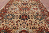 Fine Serapi Hand Knotted Wool Rug - 9' 0" X 14' 10" - Golden Nile