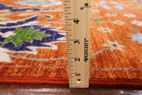 Fine Serapi Handmade Runner Rug - 4' 0" X 12' 0" - Golden Nile