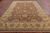 Persian Zero Pile Hand Knotted Area Rug - 9' 1" X 11' 10" - Golden Nile