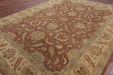 Persian Zero Pile Hand Knotted Area Rug - 9' 1" X 11' 10" - Golden Nile