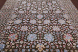 100% Silk With Oxidized Wool Handmade Area Rug - 8' 0" X 10' 0" - Golden Nile