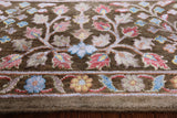 100% Silk With Oxidized Wool Handmade Area Rug - 8' 0" X 10' 0" - Golden Nile