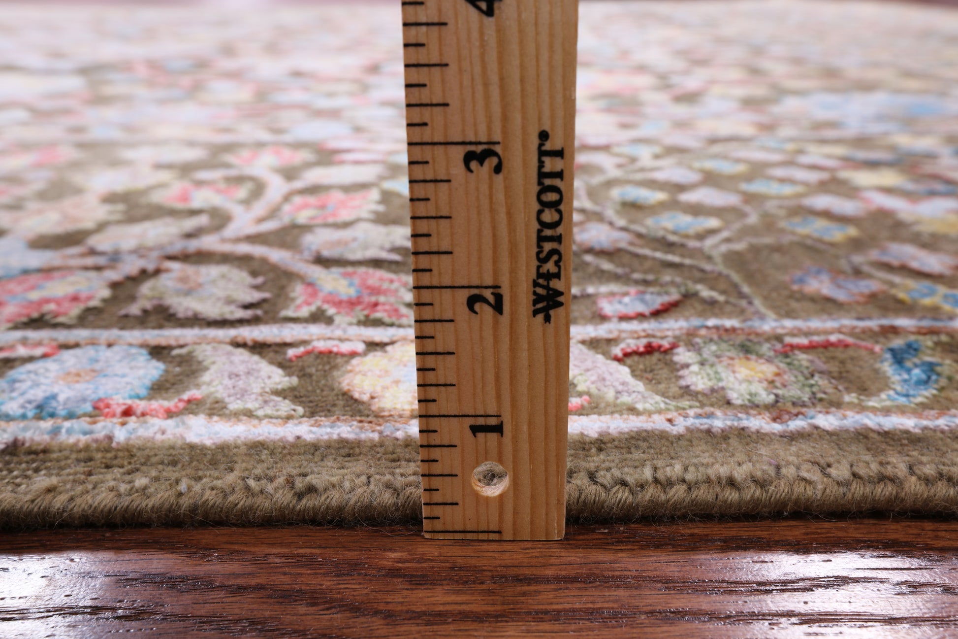 100% Silk With Oxidized Wool Handmade Area Rug - 8' 0" X 10' 0" - Golden Nile