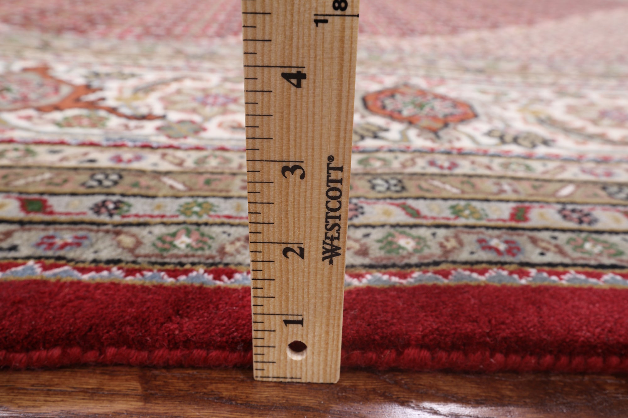 Square Bijar Handmade Wool & Silk Rug - 9' 7" X 9' 11" - Golden Nile