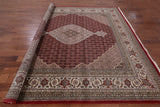 Square Bijar Handmade Wool & Silk Rug - 9' 7" X 9' 11" - Golden Nile