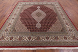 Square Bijar Handmade Wool & Silk Rug - 9' 7" X 9' 11" - Golden Nile